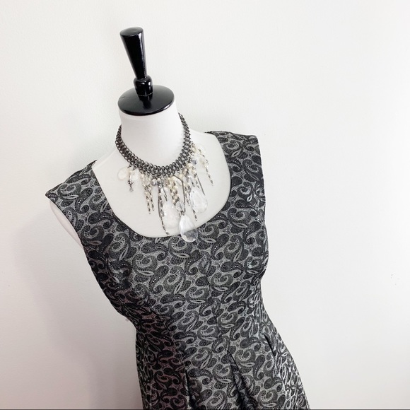 Black Label Evan Picone | Metallic Dress
